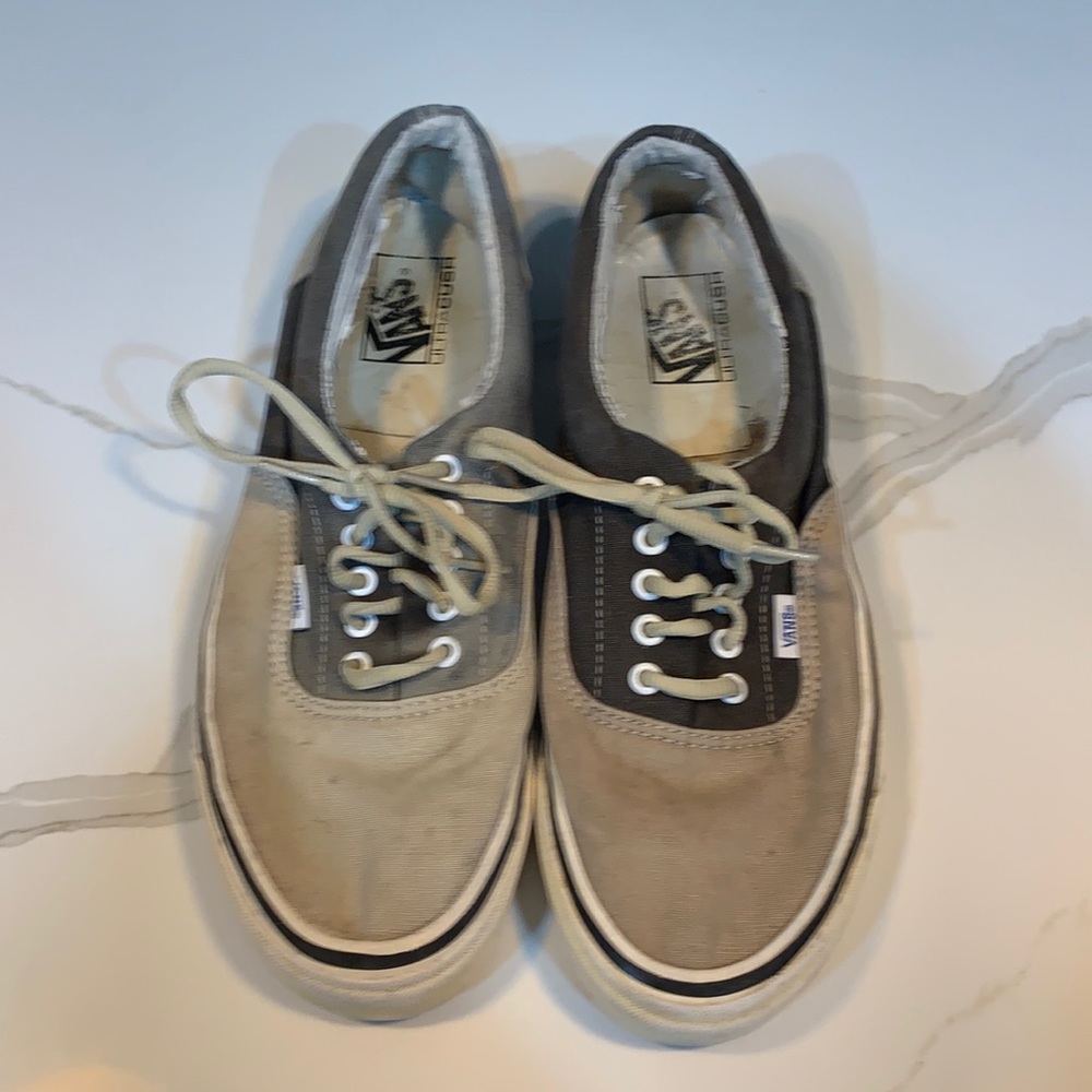 Vans Gray and Tan